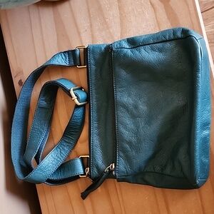 Vintage FOSSIL leather crossbody bag